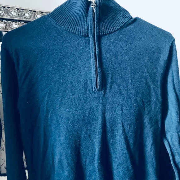 Navy Blue Men’s Sweater - Picture 3 of 5